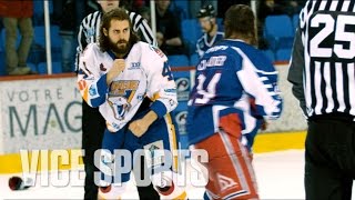 Drop The Gloves Canadas Toughest Hockey League [upl. by Nesto]