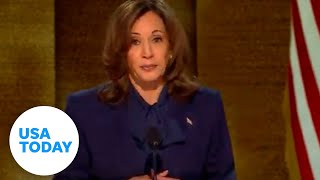 Full speech VP Kamala Harris accepts presidential nomination at 2024 DNC  USA TODAY [upl. by Cirnek]