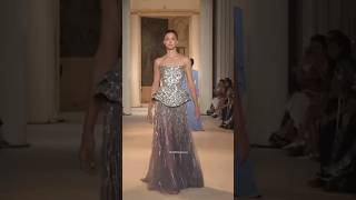 Zhenya Katava walking for Tony Ward Fallwinter 202425 Couture show [upl. by Bagley]