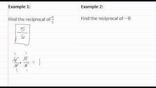 23e Reciprocals [upl. by Yhtorod920]