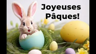 Joyeuses Pâques  vidéo avec textes et images pour des vœux de Pâques originaux [upl. by Fatimah]