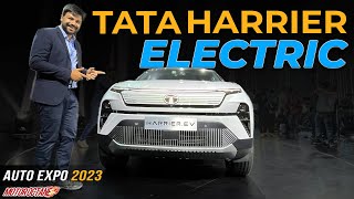 Tata Harrier Facelift  Electric  Gets AWD and lots more  Auto Expo 2023 [upl. by Manchester]