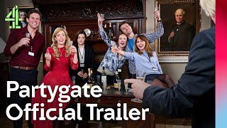 Official Trailer  Partygate  Channel 4 [upl. by Burtie]