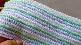 Super easy crochet baby blanket pattern for beginners  Baby Blanket Pattern ⚡️💜 [upl. by Leihcar]