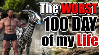 I Survived 100 Days in Ark on The Island as a Complete Noob [upl. by Anawot782]