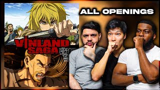 FIRST TIME Reacting to All Vinland Saga Openings 14  REACTION [upl. by Niatsirt]