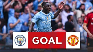 GOAL  Jeremy Doku  Manchester City 12 Manchester United  Final  Emirates FA Cup 202324 [upl. by Bailey]