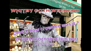 Whitby Goth weekend 2023 Saturday 28th October [upl. by Ahsian]