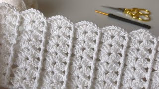 Easy Crochet Baby Blanket Shawl Scarf Bag Pattern for Beginners  Knitting Blanket Patterns [upl. by Chong542]