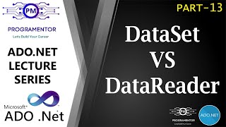 13  Difference BW DataSet amp DataReader  DataSet VS DataReader  ADONET Tutorials HindiUrdu [upl. by Noiramed]