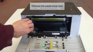 How to remove and clean Samsung Transfer Belt CLP365 [upl. by Tnarg]