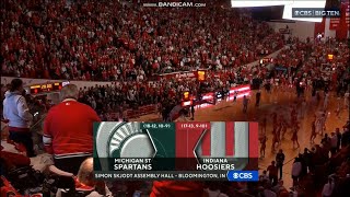 CBB on CBS intro  Michigan State  Indiana  31024 [upl. by Rubie]