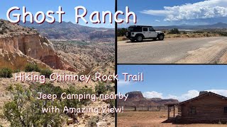 Ghost Ranch Abiquiu New Mexico  Georgia OKeeffe  Pedernal  Chimney Rock Trail  Riana Campground [upl. by Mellette246]