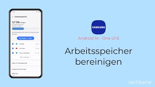 Arbeitsspeicher bereinigen  Samsung Android 14  One UI 6 [upl. by Rebmyk]