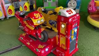 ITALRESINA Twin Motorbike Kiddie Ride [upl. by Airom]