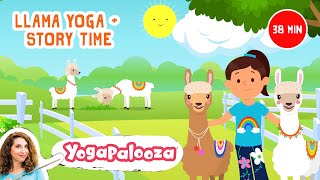 Llama Kids Yoga  Storytime Enjoy yoga with the Llama and their friends on the farm [upl. by Anitserp]