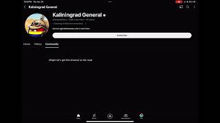 KALININGRAD GENERAL IS BACK [upl. by Genisia304]