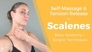 SELFMASSAGE FOR SCALENES Thoracic Outlet Syndrome TOS Tigger Points amp Postural Imbalance [upl. by Ellasal302]