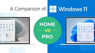 Windows 11 Home Vs Windows 11 Pro Comparison Review [upl. by Brost]