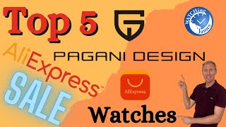 Top 5 Pagani Design Watches Aliexpress SALE [upl. by Notreb]