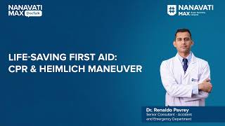 LifeSaving First Aid CPR amp Heimlich Maneuver  Dr Renaldo Pavrey [upl. by Arot]