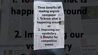 Why we read newspaper 💥💯 [upl. by Ytsrik837]