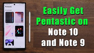 Easily Install Pentastic SPen Update on your Galaxy Note 10 amp Note 9 Good Lock 2020 [upl. by Anwat260]