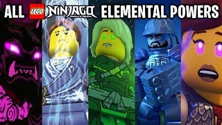 ALL 25 LEGO NINJAGO Elemental Powers [upl. by Inoj]