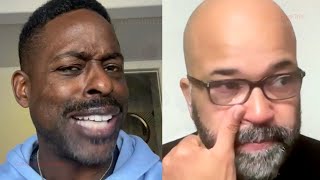 Sterling K Brown Jeffrey Wright React To Their Oscar Noms [upl. by Ahtennek]