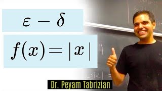 Epsilon Delta Continuity Example 5 Absolute Value [upl. by Notsirk]