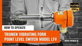 Vibrating Fork Point Level Switch Model LFV [upl. by Nelyk547]