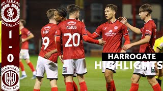 2425 BSMT HIGHLIGHTS  Crewe Alexandra 10 Harrogate Town [upl. by Oicelem]