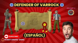 OSRS Defender of Varrock 🧟‍♂️ Quest Español 2024 🤗 [upl. by Adnarym]