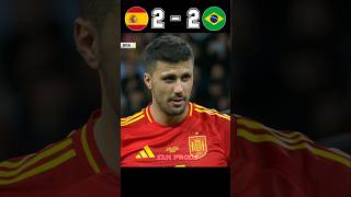 Spain 🇪🇸 vs 🇧🇷 Brazil  new era of football  Highlights [upl. by Nedlog997]