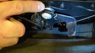 HowTo Replace A Reclining Mechanism Release Trigger [upl. by Nohtan]