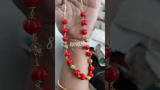 Corals pumpkin beads order customised handmade youtube shorts live trending pagadam [upl. by Elaen142]