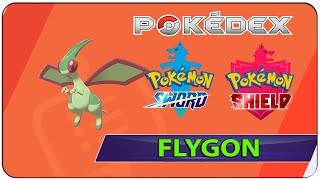 How to Catch Flygon  323 Pokemon Sword amp Shield  Galar Pokedex [upl. by Nednarb]