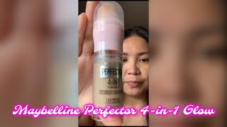 How I use Maybellines Perfector 4in1 Glow Makeup [upl. by Adaliah]