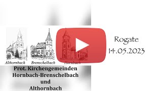 Hornbacher Gottesdienst  5 Sonntag nach Ostern Rogate 14052023 10 Uhr [upl. by Rozamond]