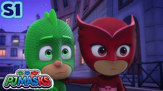 PJ Masks Season 1  Catboy and the Great Birthday Cake Rescue  Double Episode  Cartoon for kids [upl. by Senzer291]