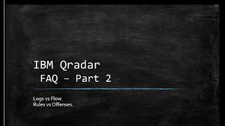 QRadar  Arabic  IBM Qradar FAQ – Part 2 [upl. by Waldemar516]