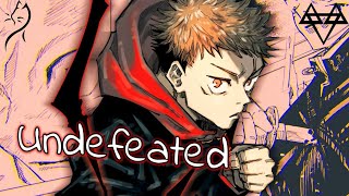 Nightcore – NEFFEX  Undefeated Lyrics [upl. by Iharas]