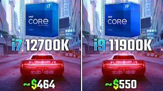 INTEL i712700K vs INTEL i911900K  Test in 6 Games [upl. by Staten]