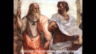 Aristotle on Women and Marriage philosophy [upl. by Lahcear645]