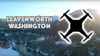 Leavenworth Washington  Drone Flyover 4K [upl. by Tyrus]