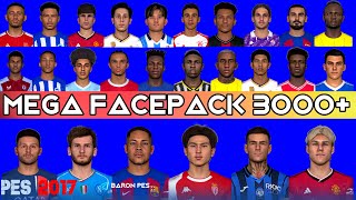 PES 2017 MEGA FACEPACK 202324 [upl. by Ora]