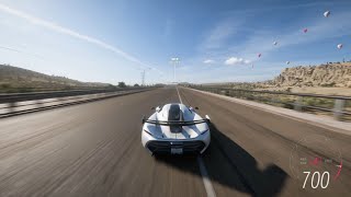 FORZA HORIZON 5  KOENIGSEGG JESKO WORLD RECORD  700 KMH 436 Mph TOP SPEED RECORD [upl. by Naul]