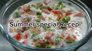 Aloo Raita Recipe Summer Special Raita Recipe  The beauty guaid 5m [upl. by Bobbie26]