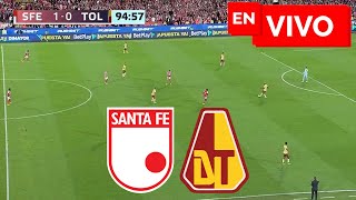 🔴 SANTA FE 1  0 TOLIMA EN VIVO Y EN DIRECTO 🔴 LIGA BETPLAY I2024 🏆 NOTICIAS DEL VERDE [upl. by Nylidam]