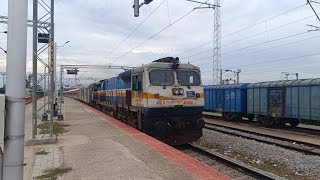 WDP4D WAP7 amp WDG4 WITH EXPRESS TRAIN railfans railway train wdp4d [upl. by Euqirne18]